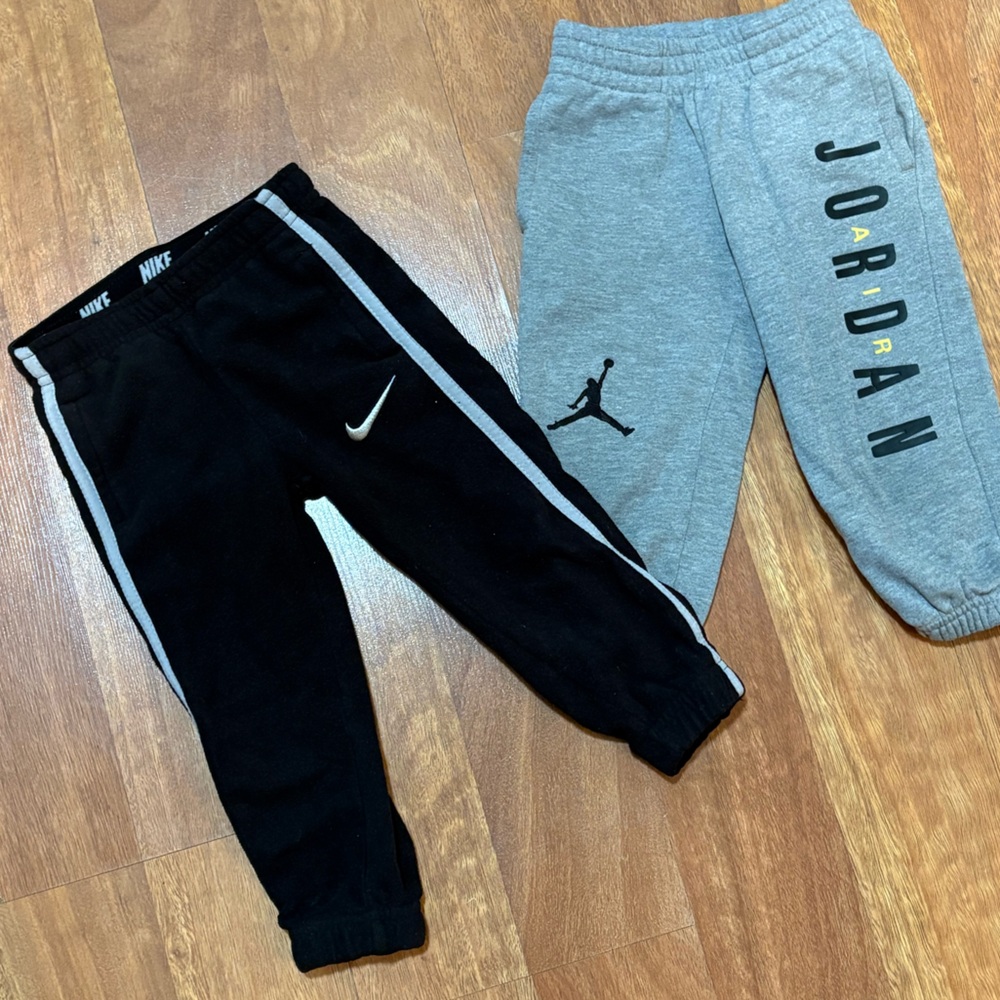 Jordan & Nike Boys 2 Piece Sweatpants Boys Size 2T